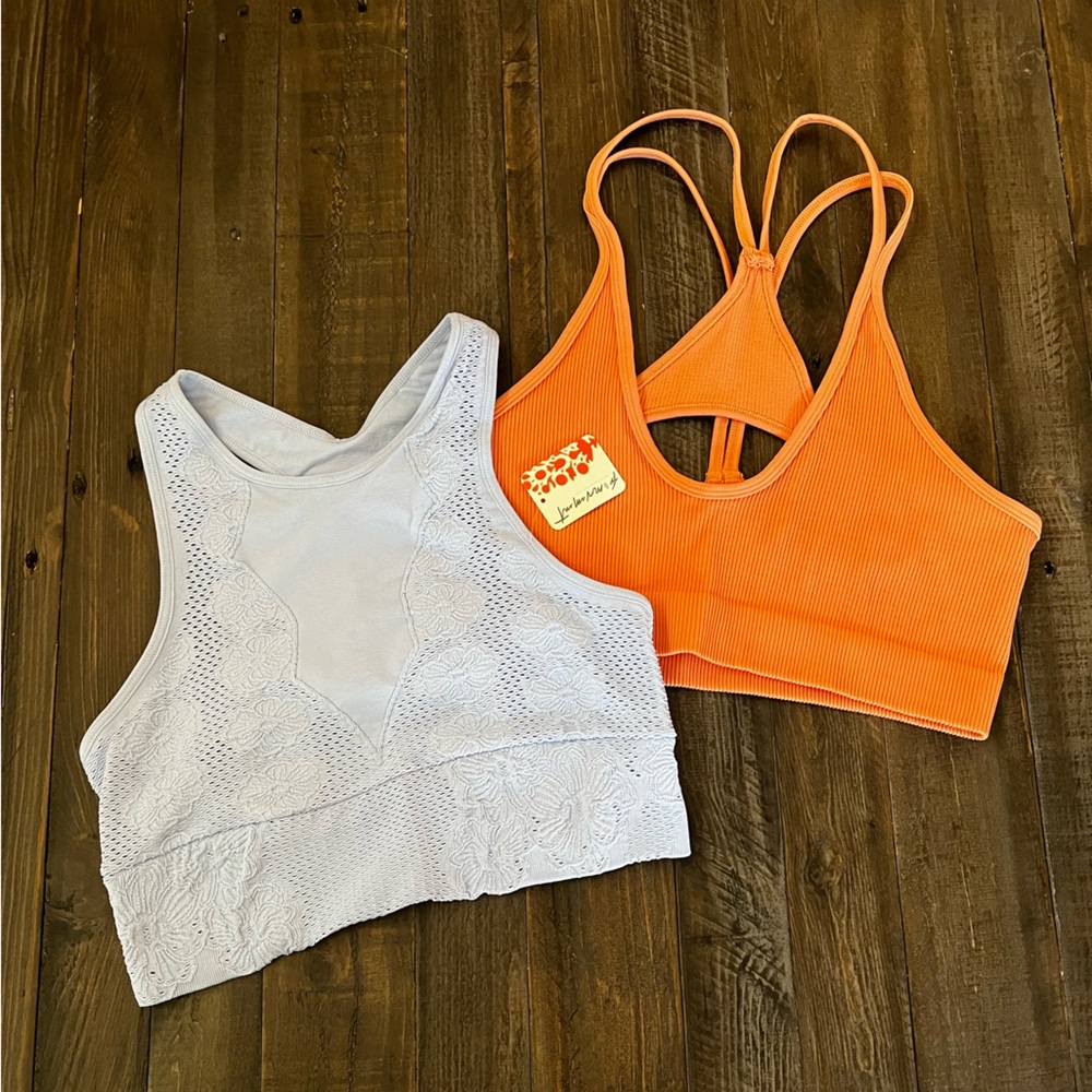 Pair of FREE PEOPLE FP Movement sports bras